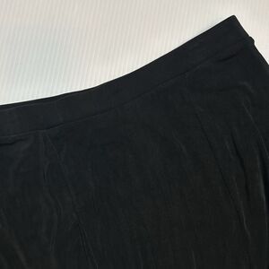 Catherines Women's 0X (14/16) Black Maxi Skirt Stretch Elastic‎ Waist